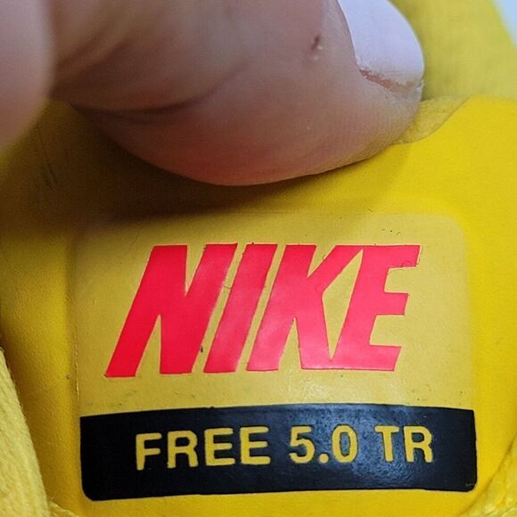 Nike Mens Free 5.0 Tr Size 12 803218-991 Neon Yellow Running Athletic Sneakers - Picture 11 of 14